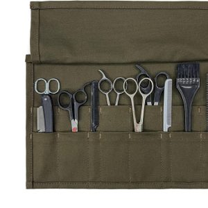 Scissors Roll Salon Barber Organizer Cotton Canvas-0