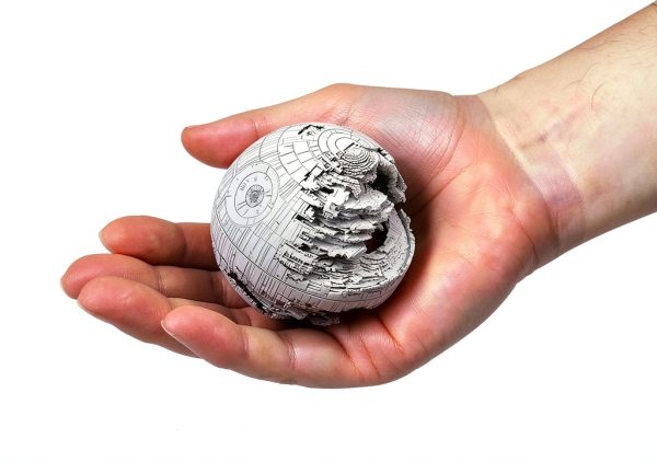Bandai Death Star II Model Kit Small PVC Star Wars Collectible Figure-4