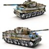 Luckystar Control Army Tank Toy 360° Turret Lights Sounds for Kids-4
