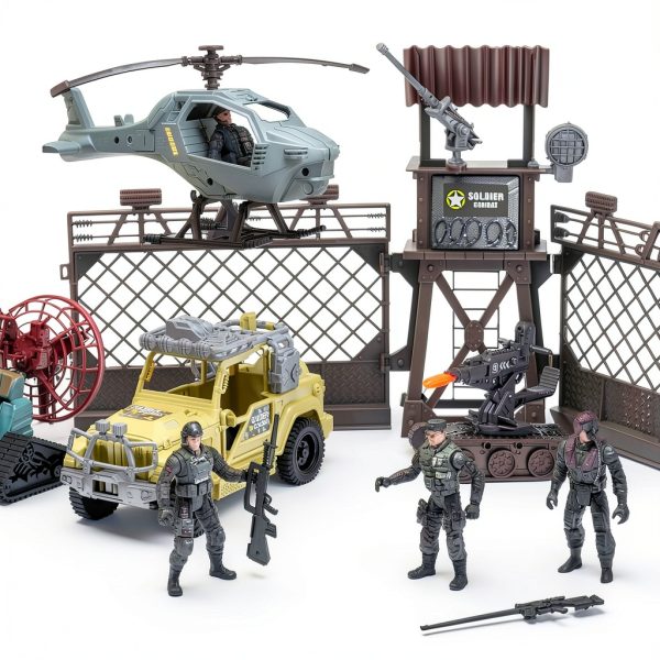 Joyin Military Engineering Toy Set 90036 Playset with Vehicles-4