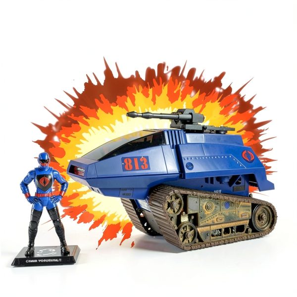 G.I. Joe Hasbro Cobra H.I.S.S. III Retro Armored Vehicle Toy-3