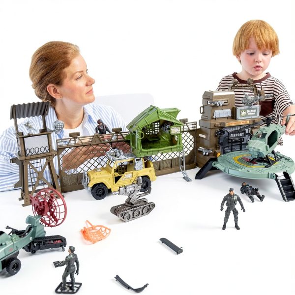 Joyin Military Engineering Toy Set 90036 Playset with Vehicles-1