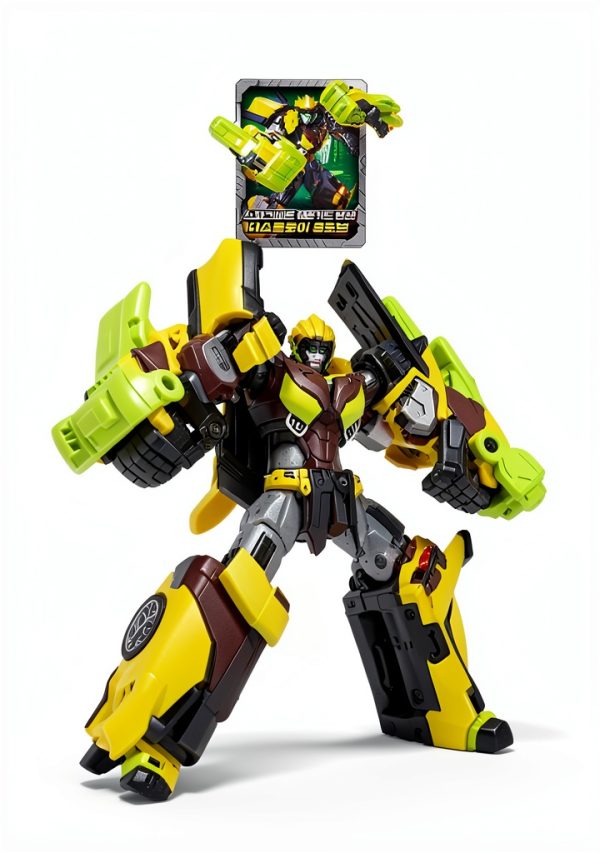 ssmall SPARKBIT Transforming Robot Toy – Metal Cardbot S with Car Mode-4