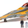 Jazwares Anakin Skywalker 5‑Inch Starfighter Vehicle with R2‑D2-0