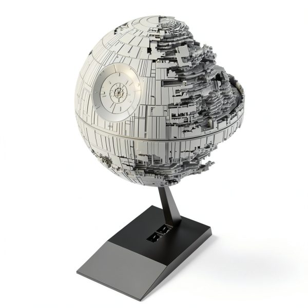 Bandai Death Star II Model Kit Small PVC Star Wars Collectible Figure-1