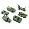 ZHYLLO HS551A Army Tank Playset with Helicopter, Truck & Soldiers-6