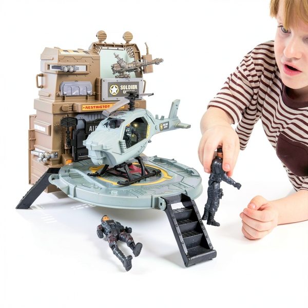 Joyin Military Engineering Toy Set 90036 Playset with Vehicles-3