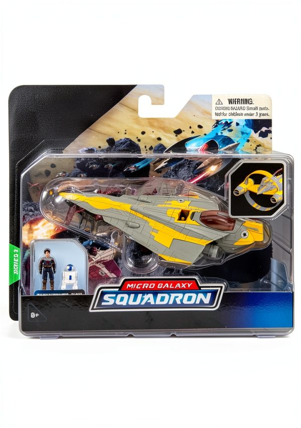 Jazwares Anakin Skywalker 5‑Inch Starfighter Vehicle with R2‑D2-1