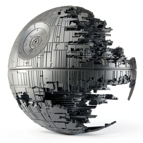 Bandai Death Star II Model Kit Small PVC Star Wars Collectible Figure-2