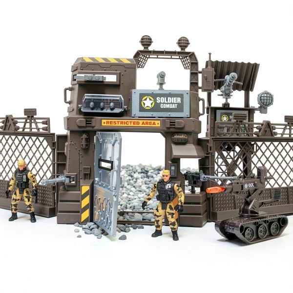 Military Toy Set Fisca 30‑Piece Buildable Army Figures and Vehicles-2