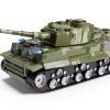 Luckystar Control Army Tank Toy 360° Turret Lights Sounds for Kids-0