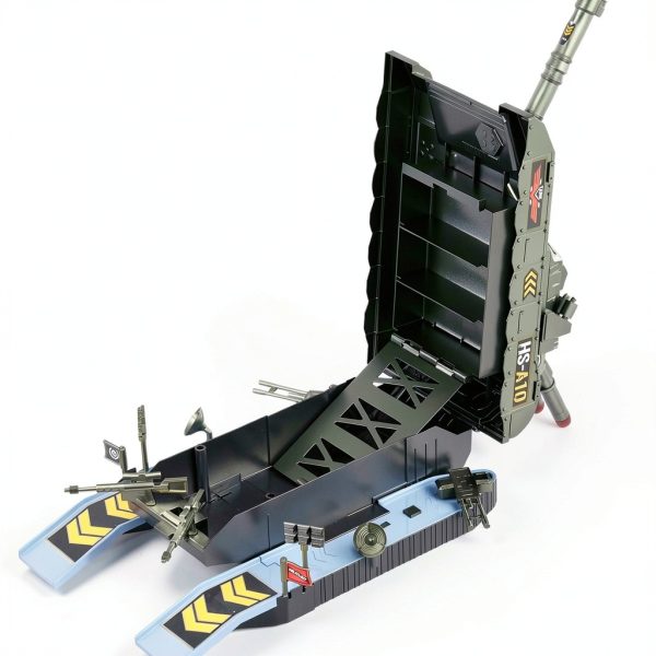 ZHYLLO HS551A Army Tank Playset with Helicopter, Truck & Soldiers-5
