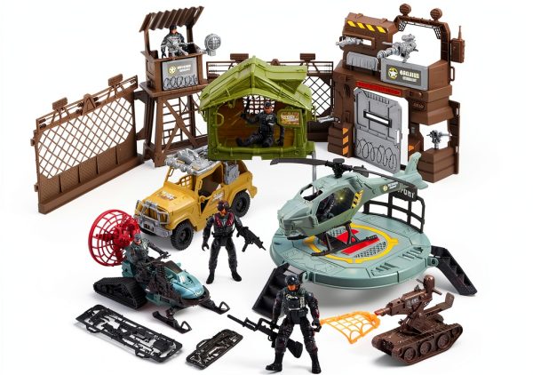 Joyin Military Engineering Toy Set 90036 Playset with Vehicles-0