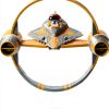 Jazwares Anakin Skywalker 5‑Inch Starfighter Vehicle with R2‑D2-3