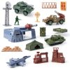 Army Men Playset VBACALA with 7 Vehicles 5 Helicopters and 12 Soldiers-6