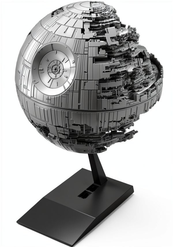 Bandai Death Star II Model Kit Small PVC Star Wars Collectible Figure-0