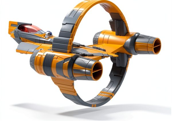 Jazwares Anakin Skywalker 5‑Inch Starfighter Vehicle with R2‑D2-2