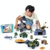 Army Men Playset VBACALA with 7 Vehicles 5 Helicopters and 12 Soldiers-7