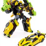 ssmall SPARKBIT Transforming Robot Toy – Metal Cardbot S with Car Mode-0