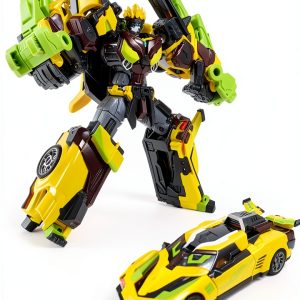 ssmall SPARKBIT Transforming Robot Toy – Metal Cardbot S with Car Mode-0