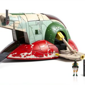 Jazwares Boba Fett Star Wars Micro Galaxy Vehicle 7 Inch Armored-0