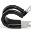Rubber Cushioned 1.25" Insulated Clamp 10-Pack Steel by SEVEN-1