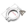 uxcell 2 Pcs Aluminum Vacuum Clamp 68mm X 46mm KF40 Single Pin Clamp Wing Nut W Center Ring for Ferrule TC-2