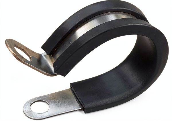 Rubber Cushioned 1.25" Insulated Clamp 10-Pack Steel by SEVEN-0