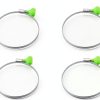 12-Pack 4-Inch Key Hose Clamp - Adjustable Stainless Steel for Dust Collection, Air Hoses, Pipes, Dryer Vents - Worm Gear With Thumb Screw-2
